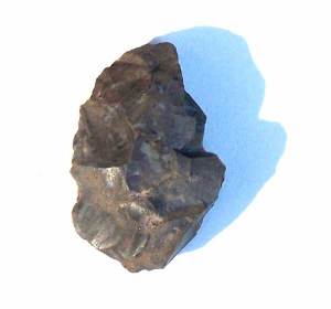 Native American flint scraper