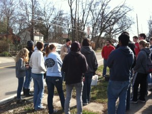 OSU students and markers